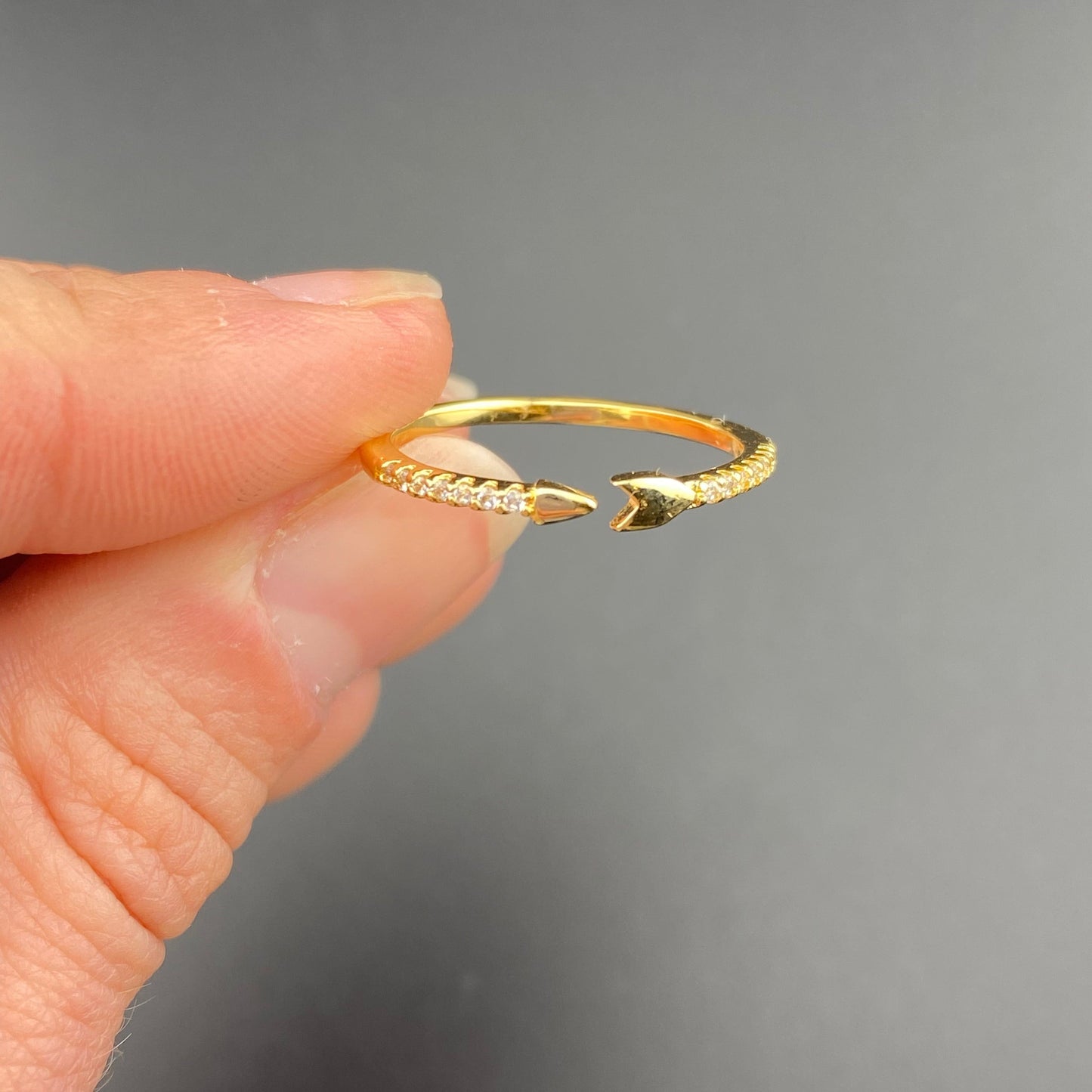 Snake Arrow Ring