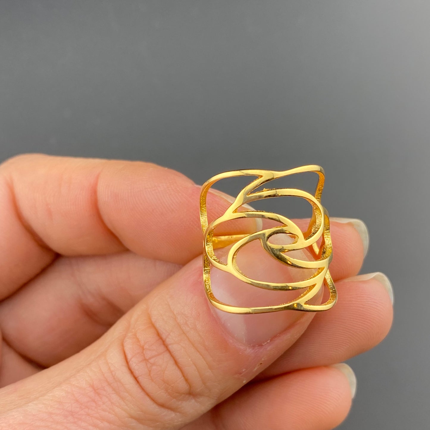 Organic Flower Ring