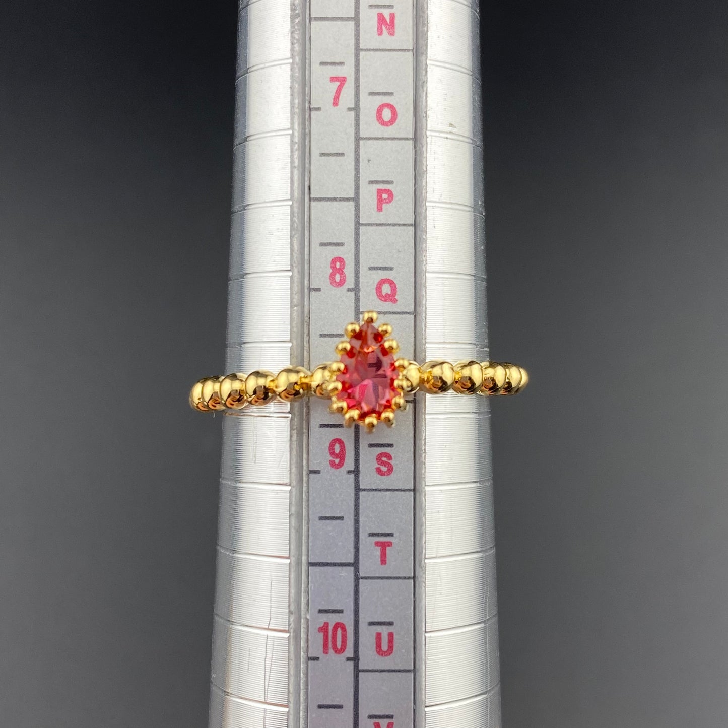 Bubbly Band Drop Ring