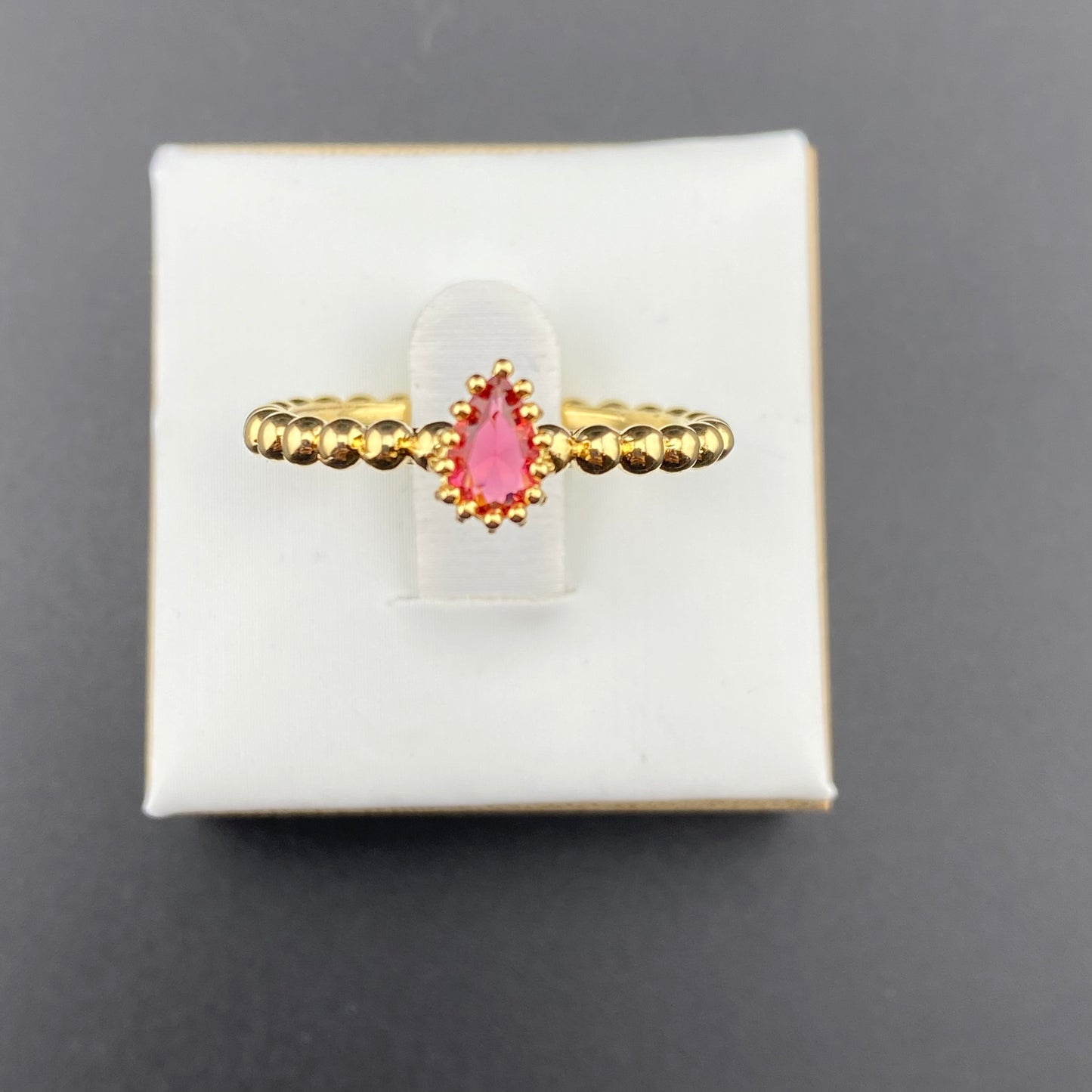 Bubbly Band Drop Ring