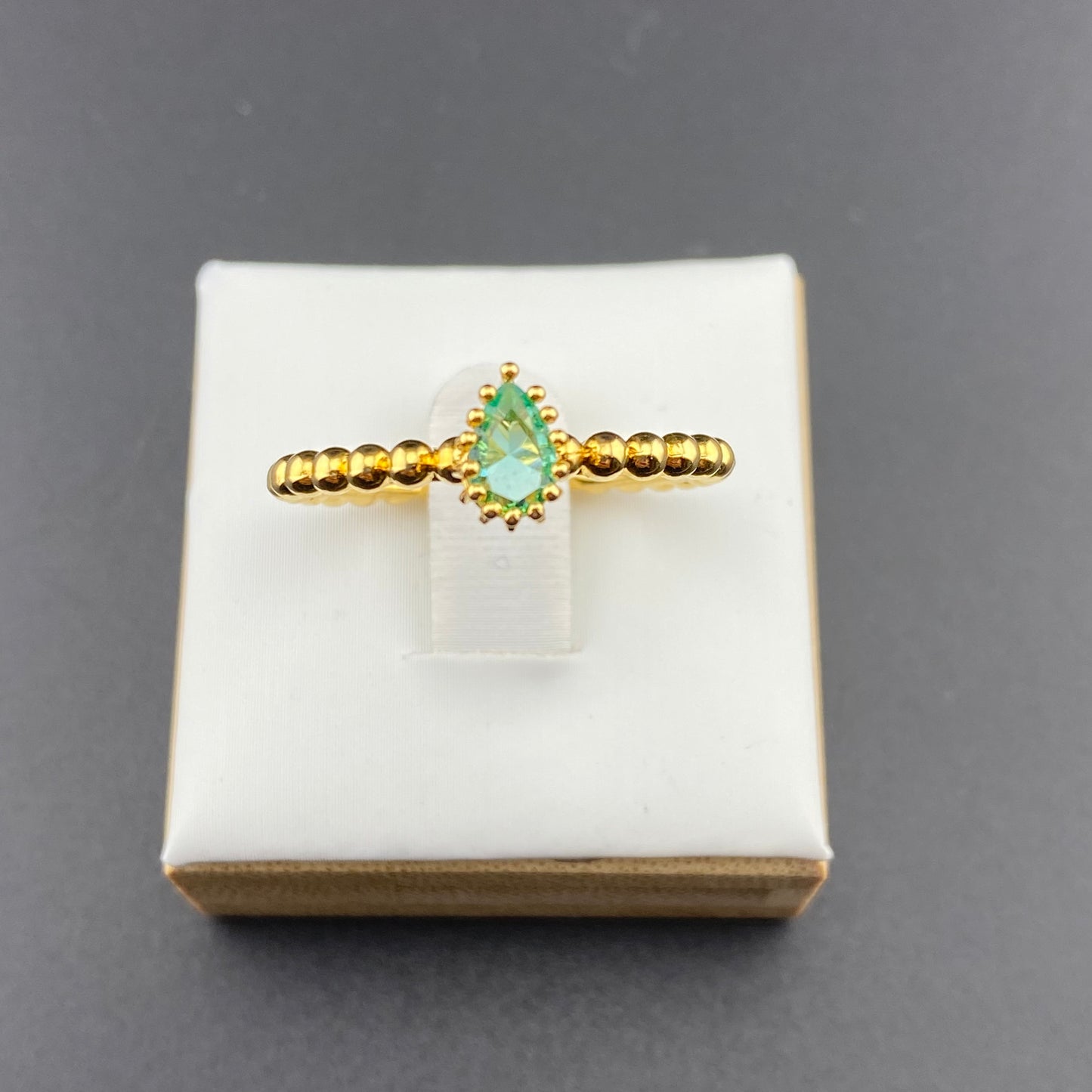 Bubbly Band Drop Ring