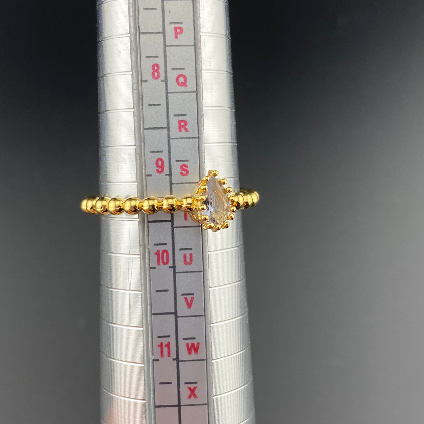 Bubbly Band Drop Ring