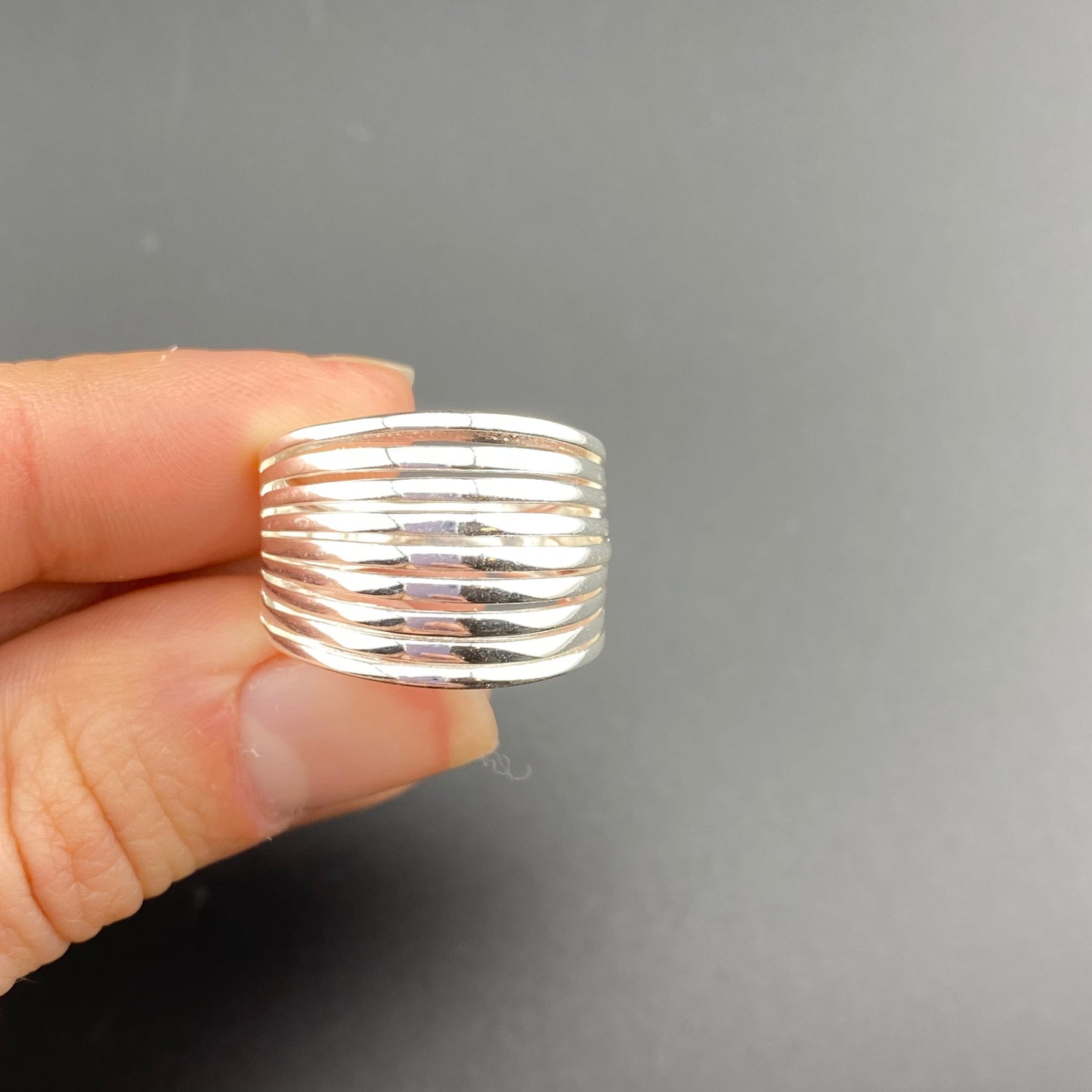 Dome Lines Ring