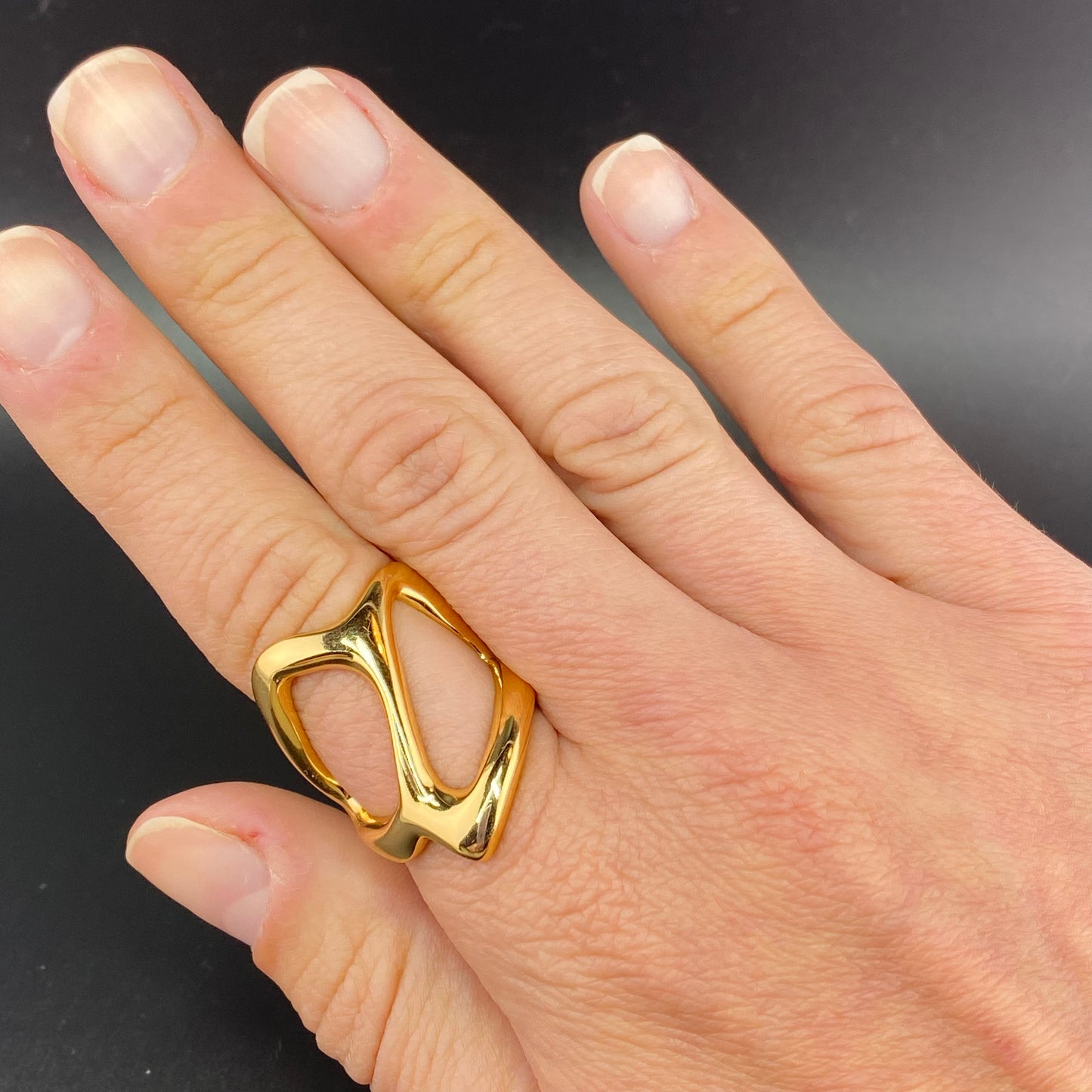 Organic Lines Ring