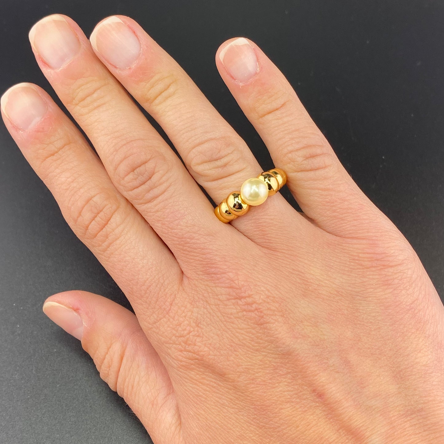 Milkshake Pearl Ring