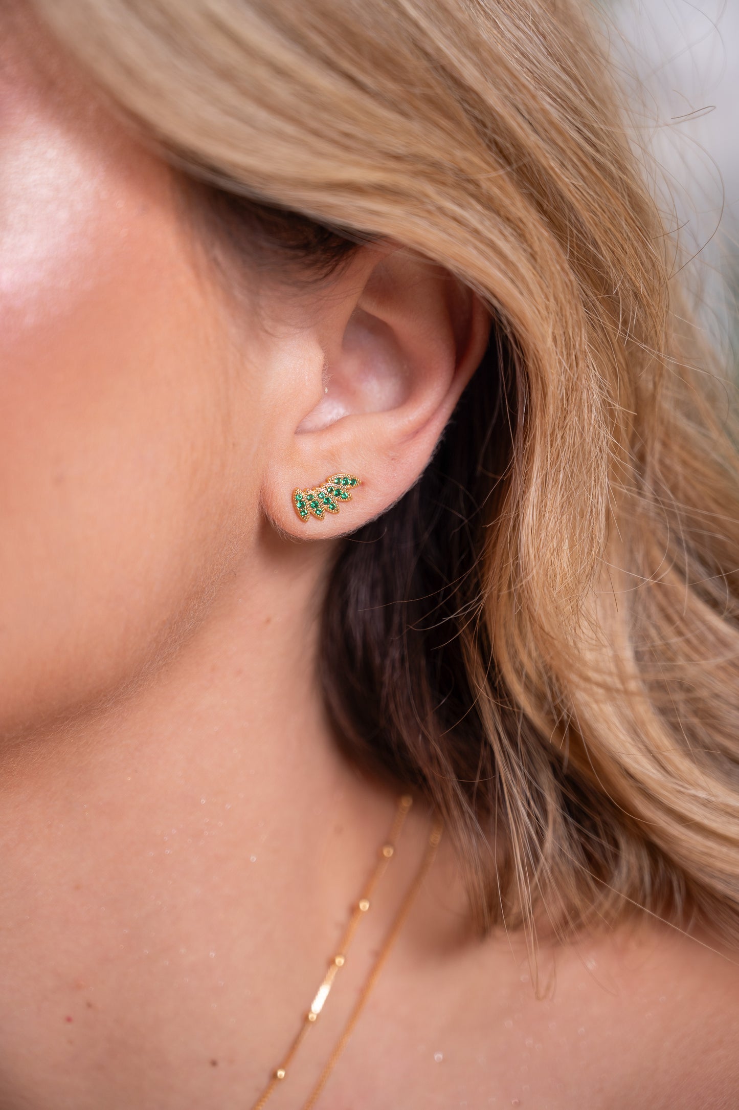 Angel Wing Stud Earrings