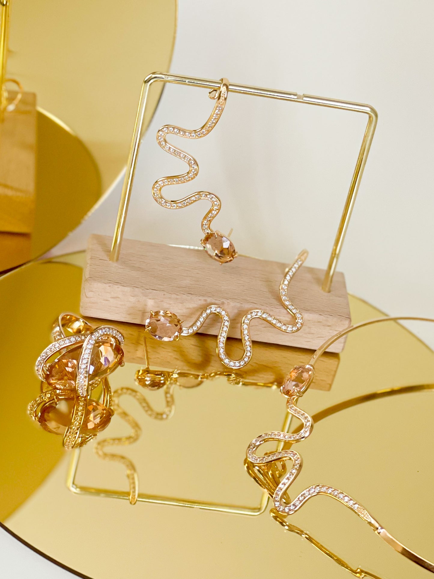 Snake Wave Earrings