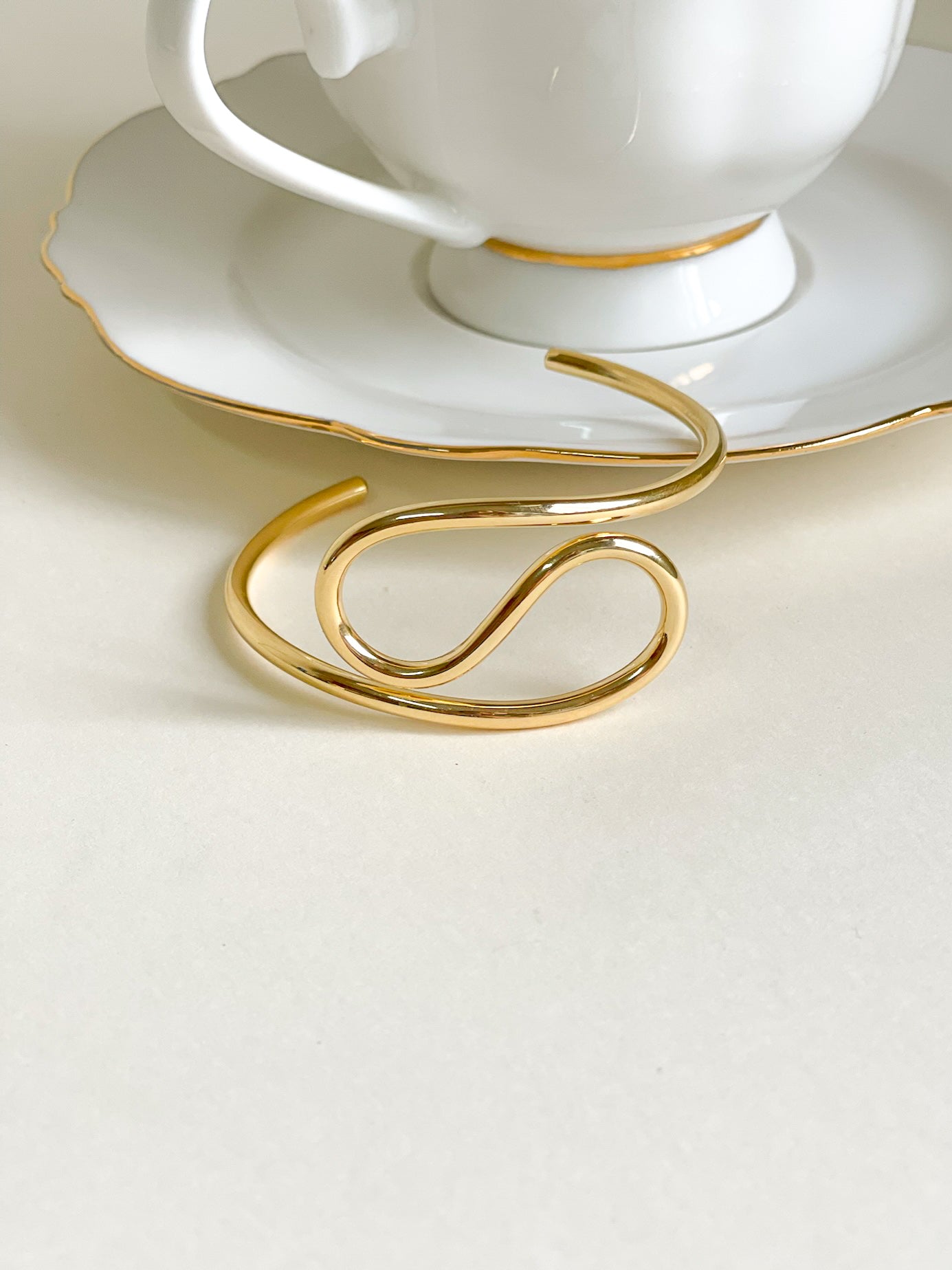 Double Loop Cuff Bracelet
