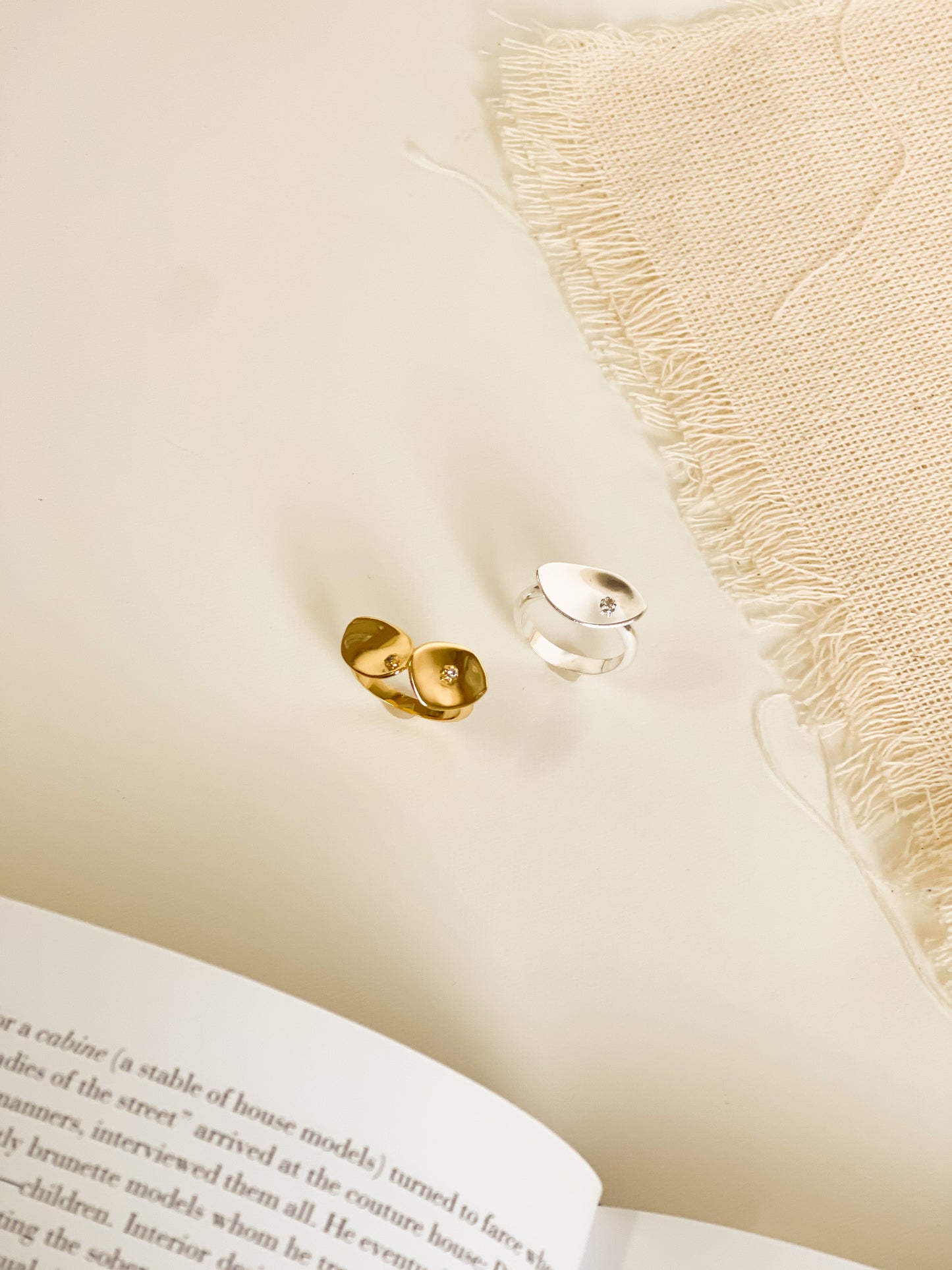 Organic Petal Ring