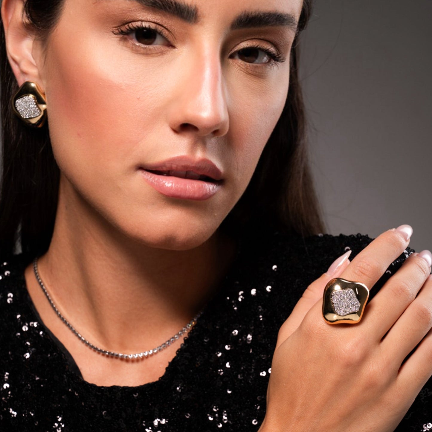 Fancy Zirconia Necklace