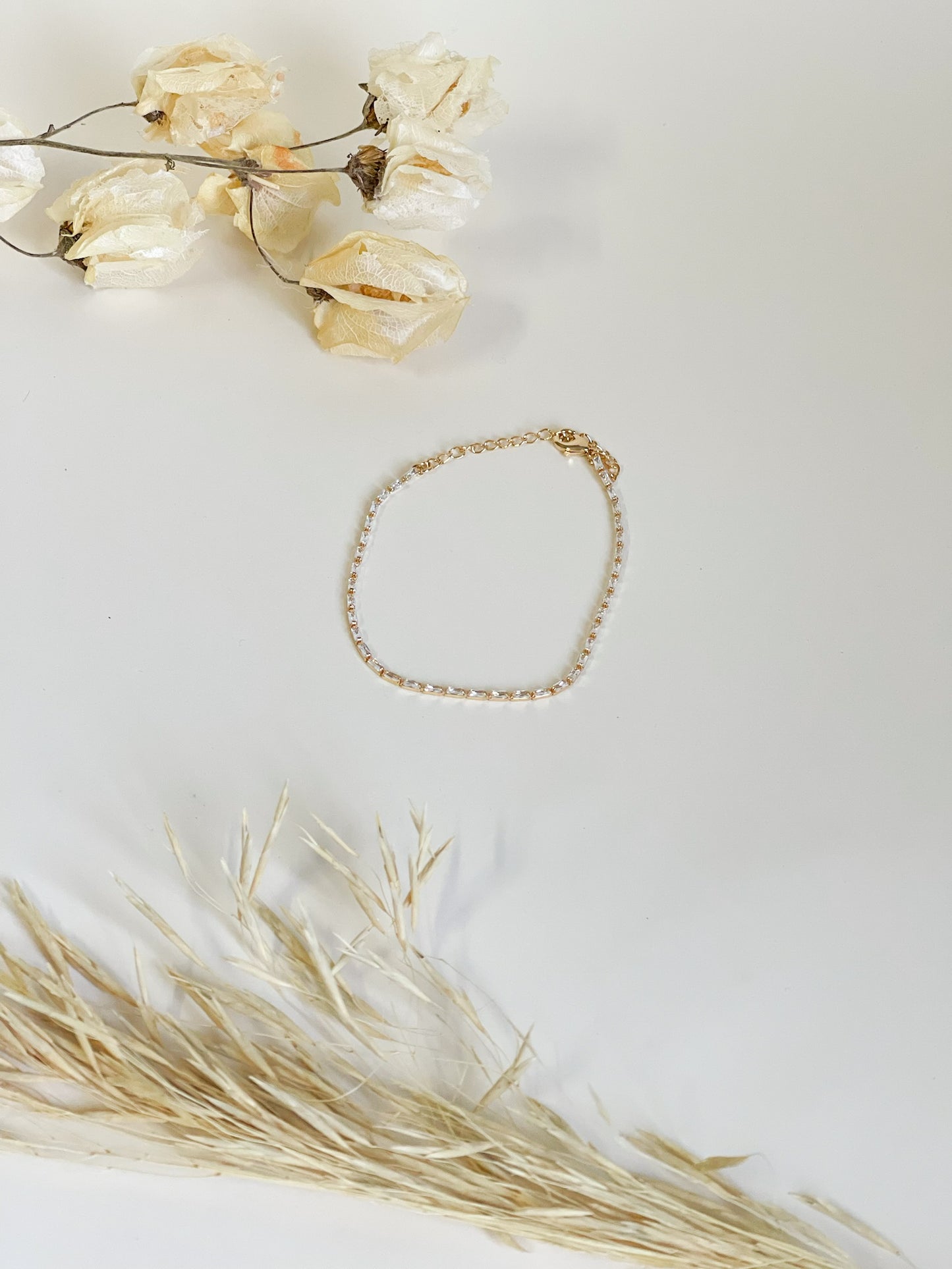 Baguette Zirconia Tennis Bracelet