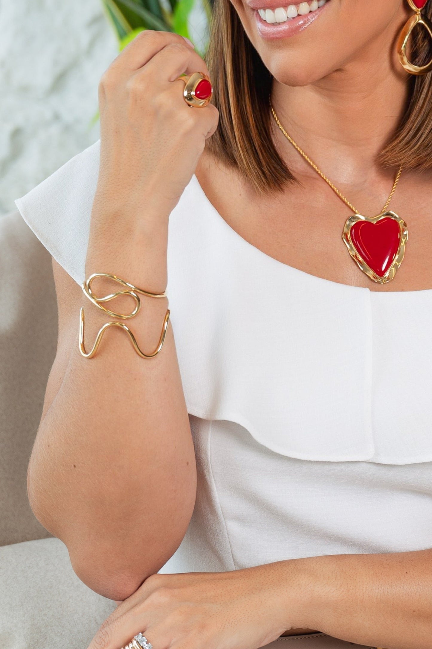 Double Loop Cuff Bracelet