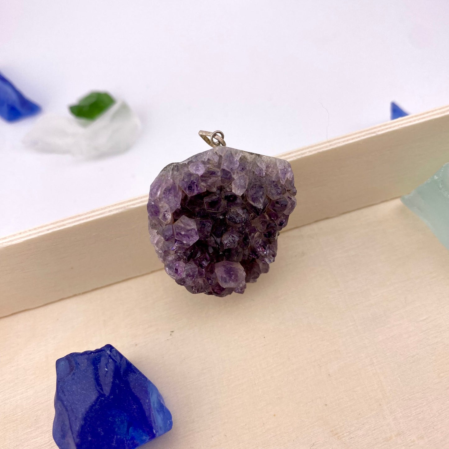 Amethyst Druse Necklace