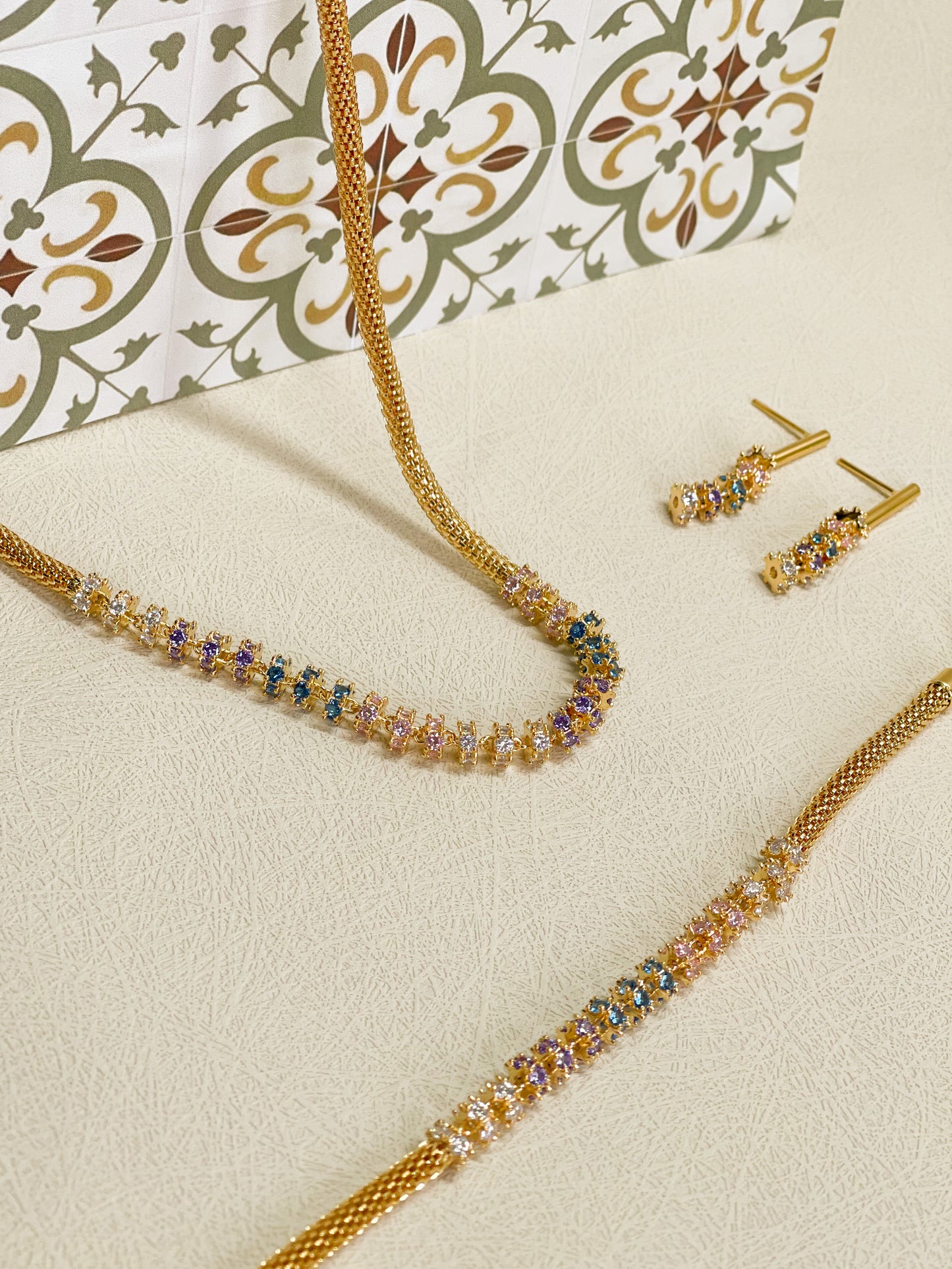 Multicolored Wheel Bracelet