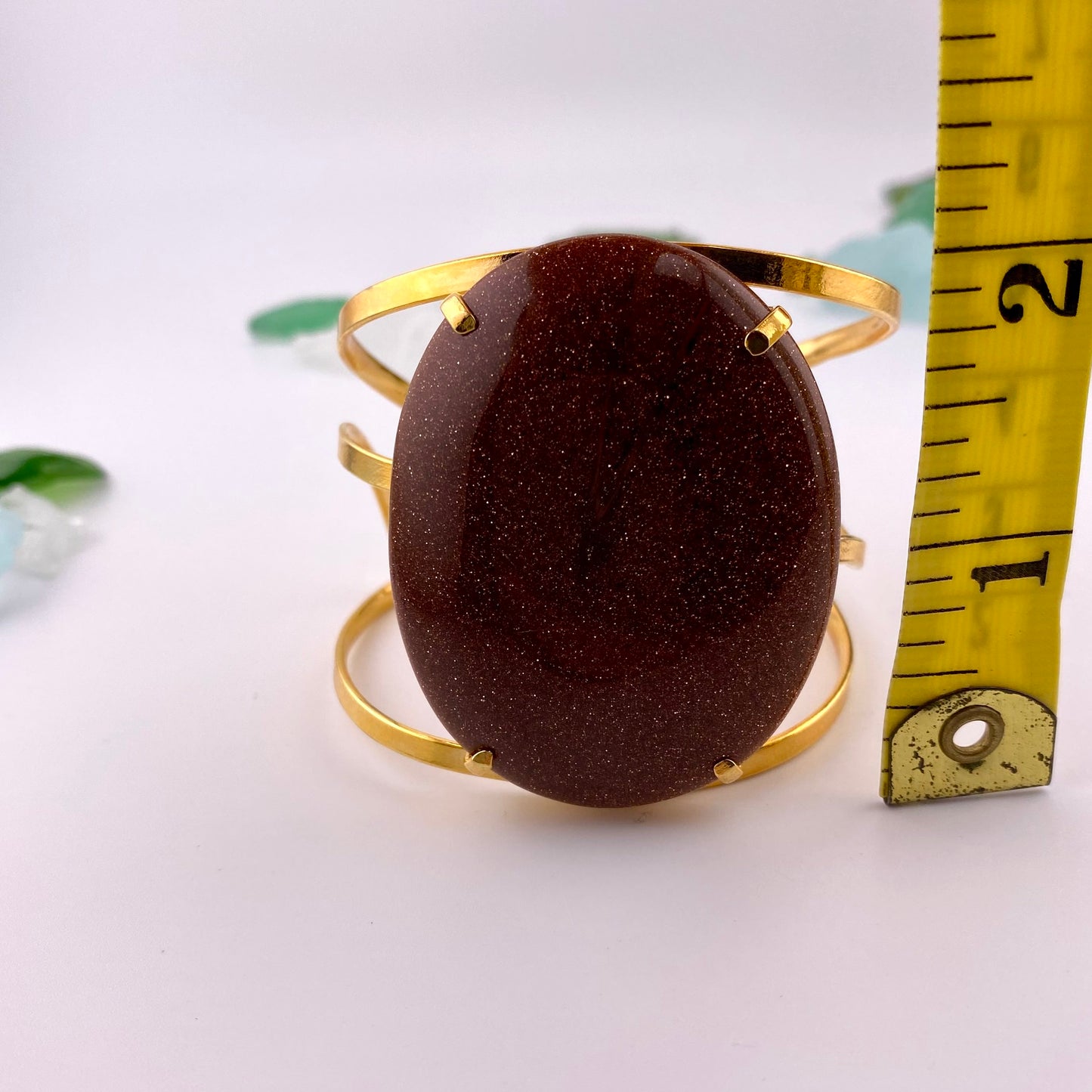 Oversized Sunstone Bracelet