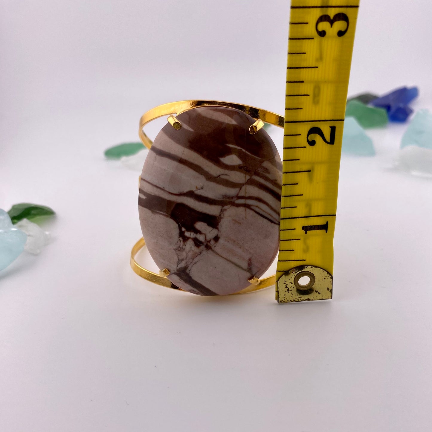 Oversized Petrified Wood Bracelet
