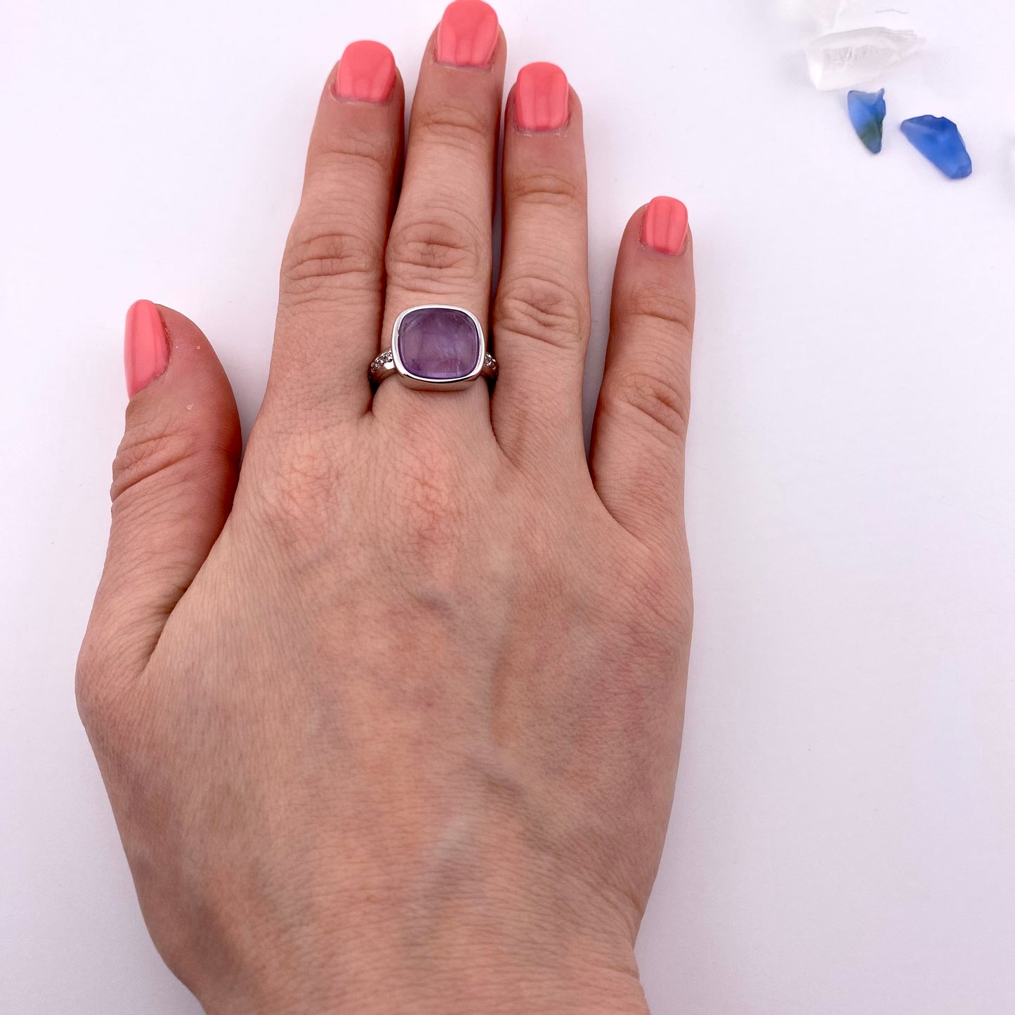 Amethyst Square Ring
