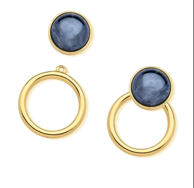 Pearled Moonstone Earrings