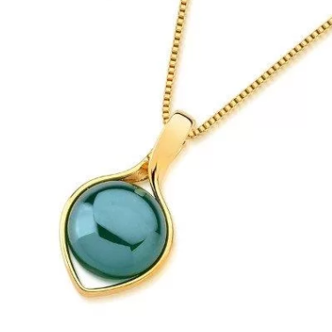 Pearled Balloon Necklace