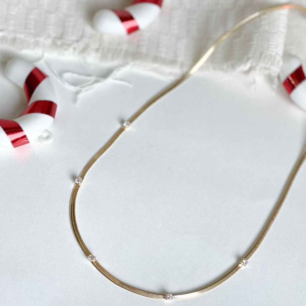 Zirconia Light Points Choker