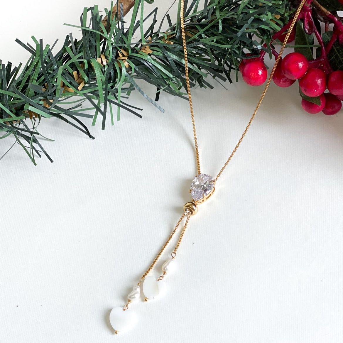 Drop Tie Necklace
