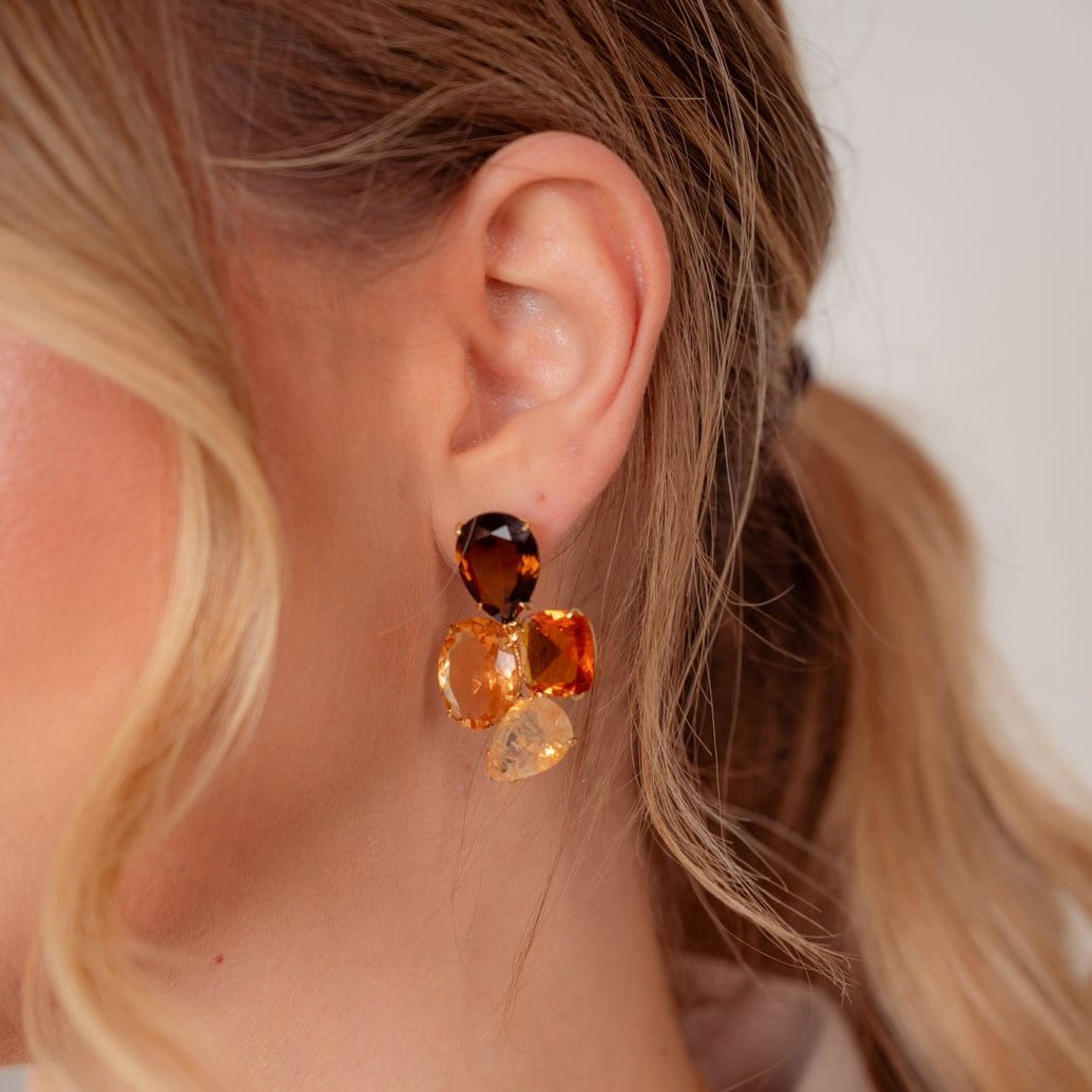 Eve 4 Stones Earring