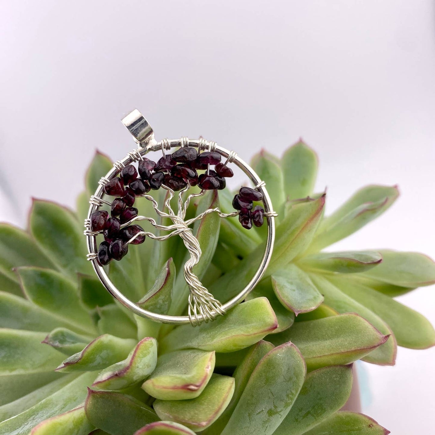 Amethyst Tree of Life Pendant