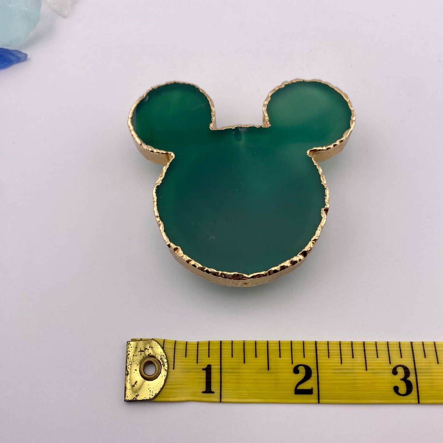 Green Agate Mickey Popsocket for Cell Phones