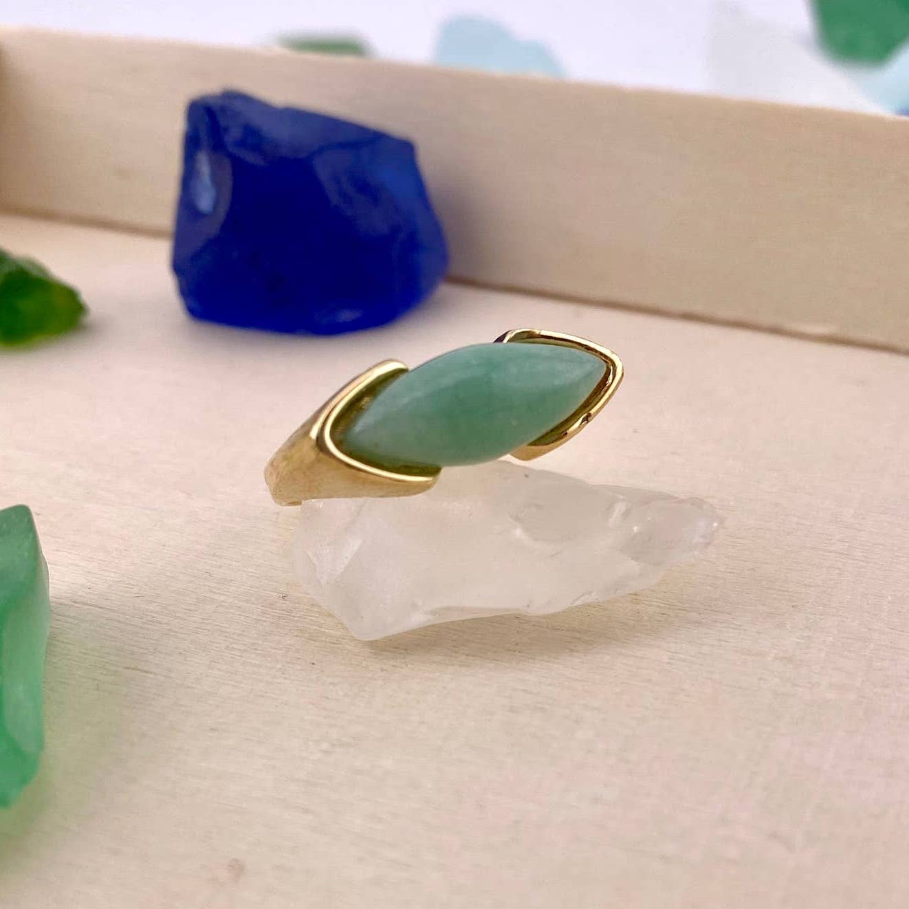 Green Quartz Ring