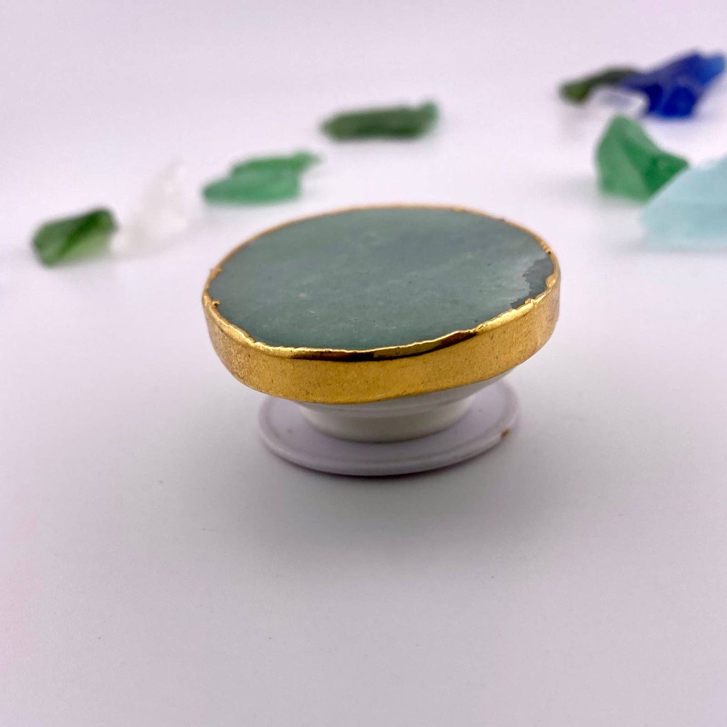 Green Quartz Popsocket for Cell Phone