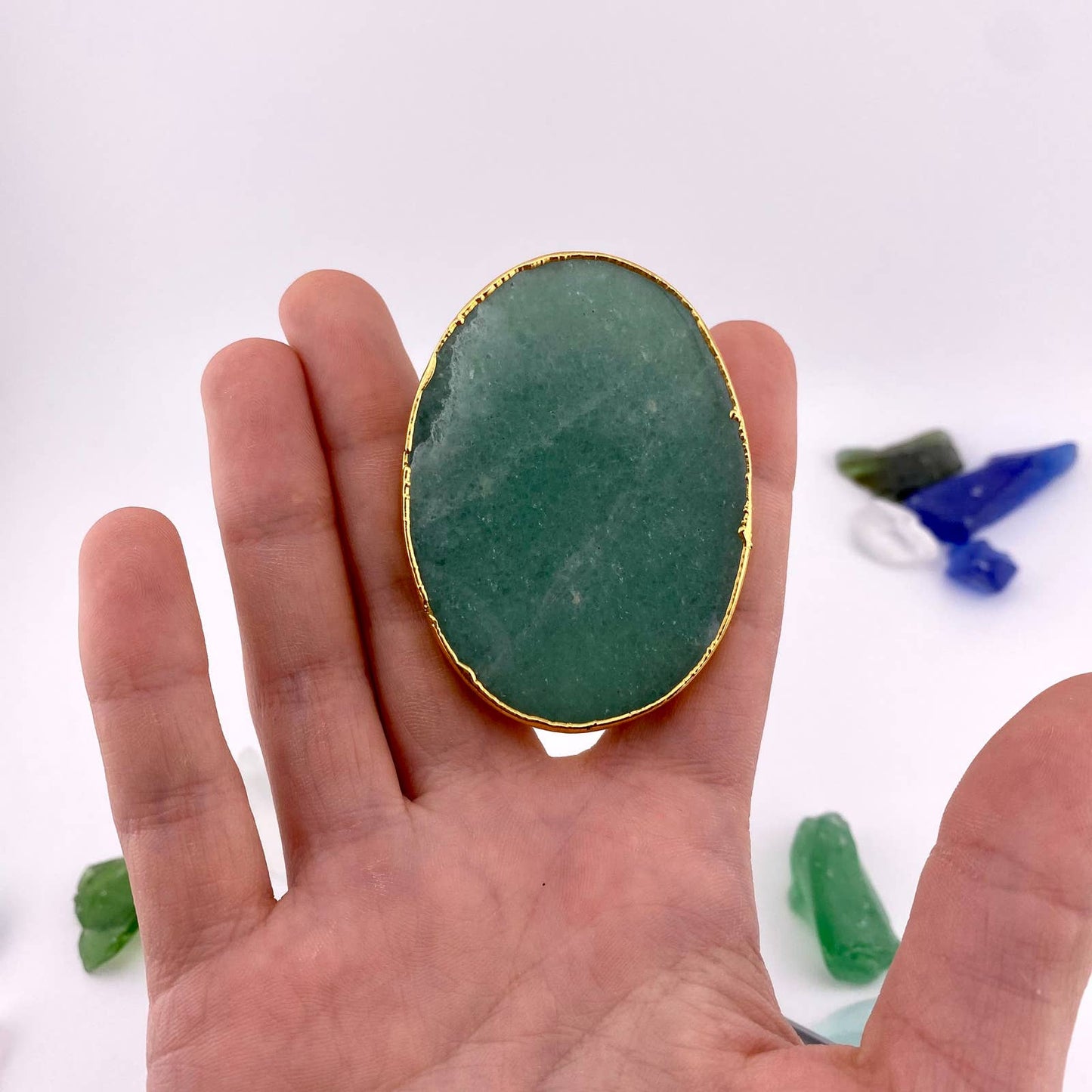 Green Quartz Popsocket for Cell Phone