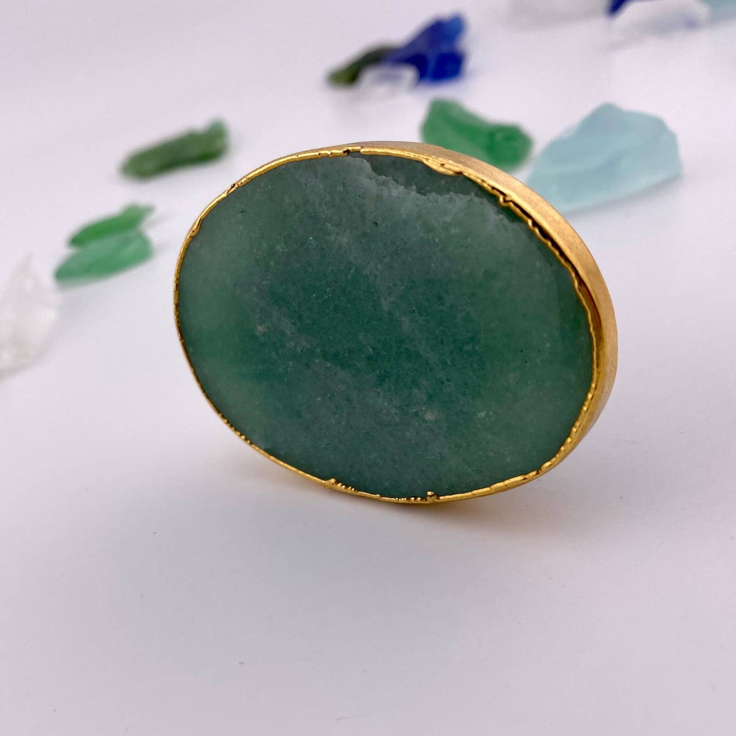 Green Quartz Popsocket for Cell Phone