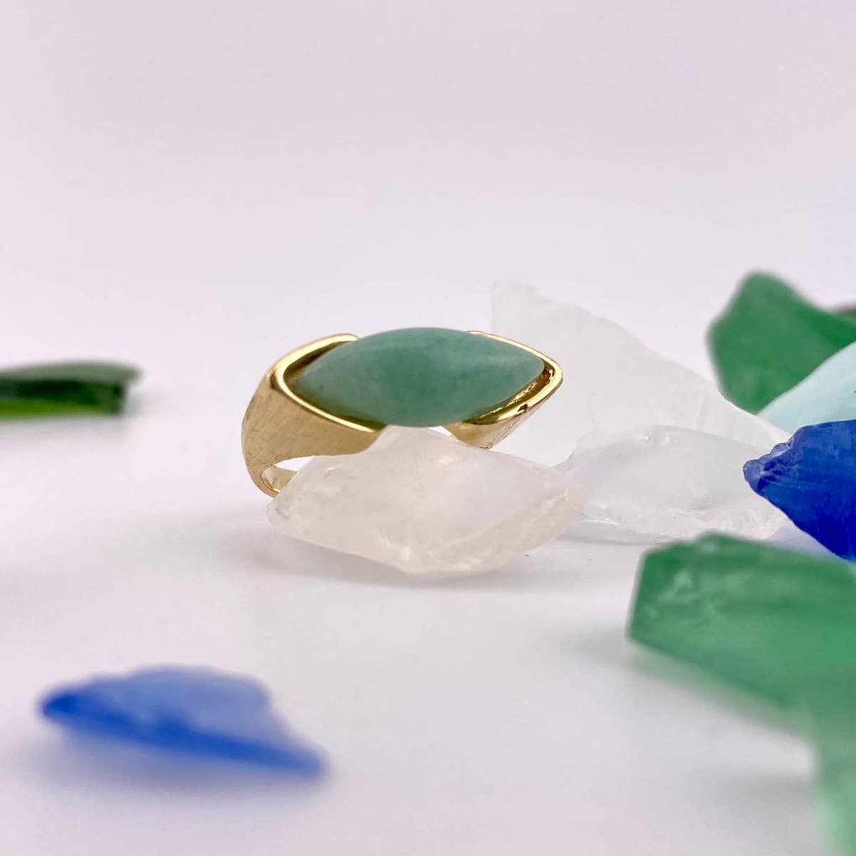 Green Quartz Ring