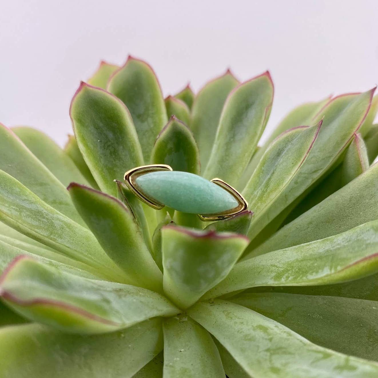 Green Quartz Ring