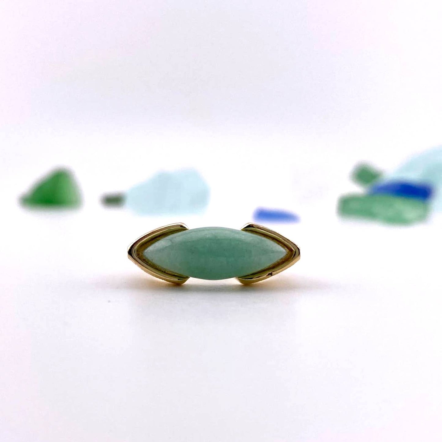 Green Quartz Ring