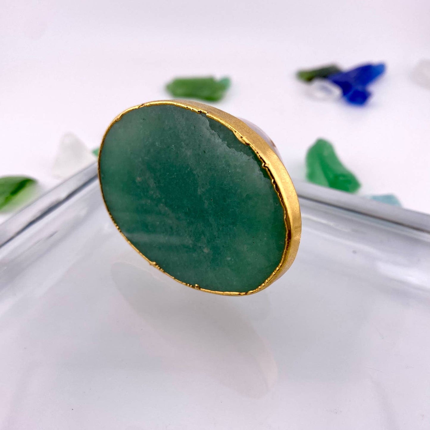 Green Quartz Popsocket for Cell Phone