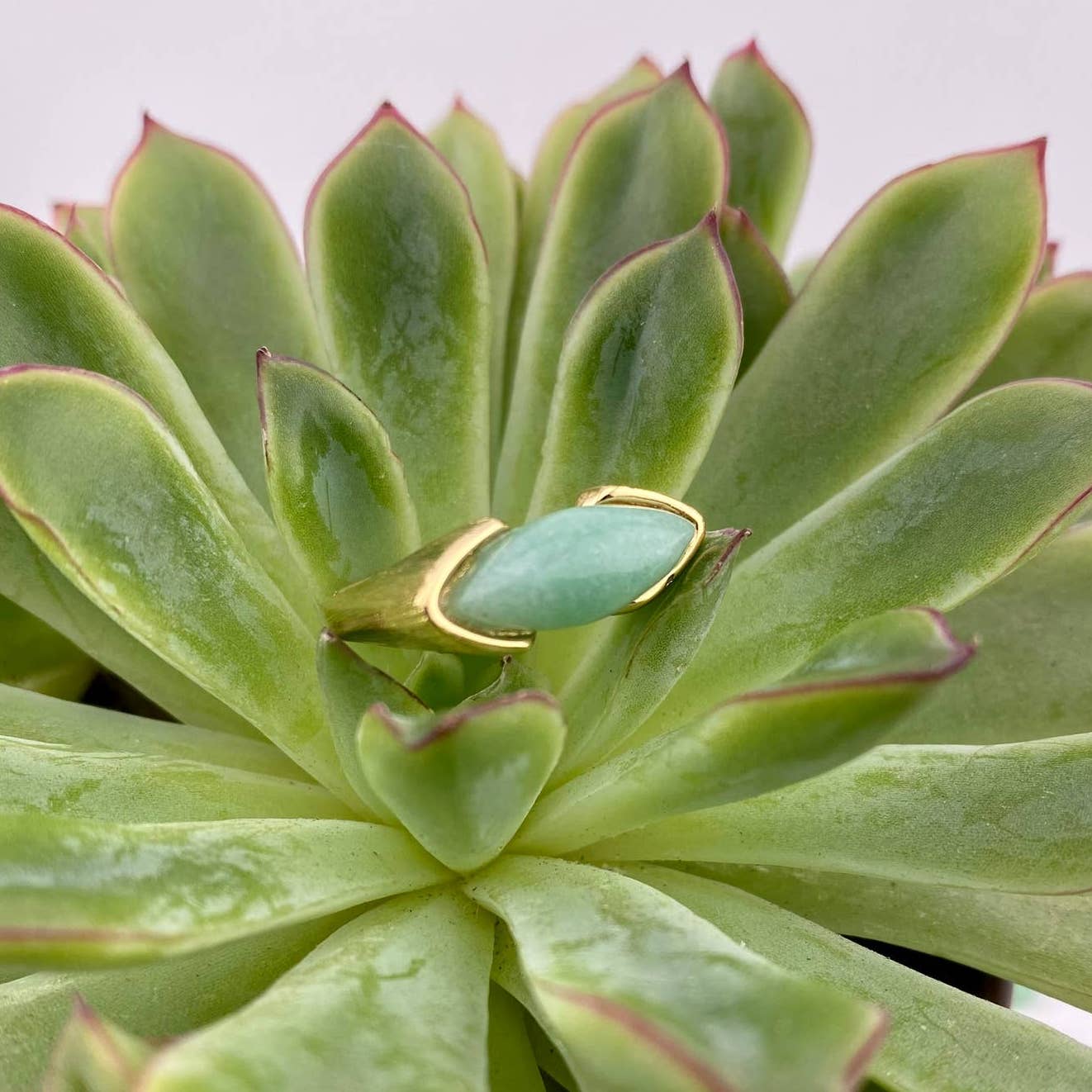 Green Quartz Ring