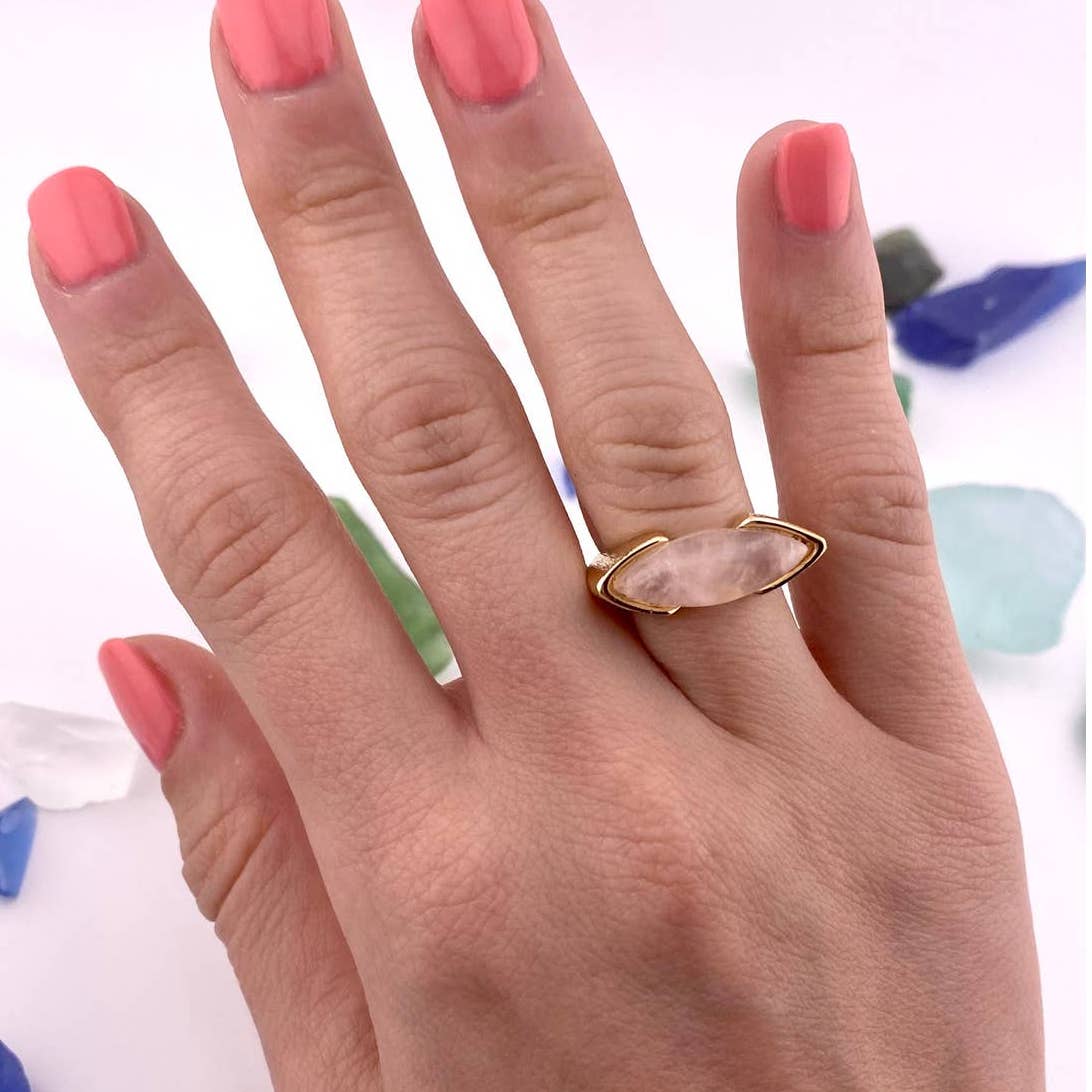 Rose Quartz Ring