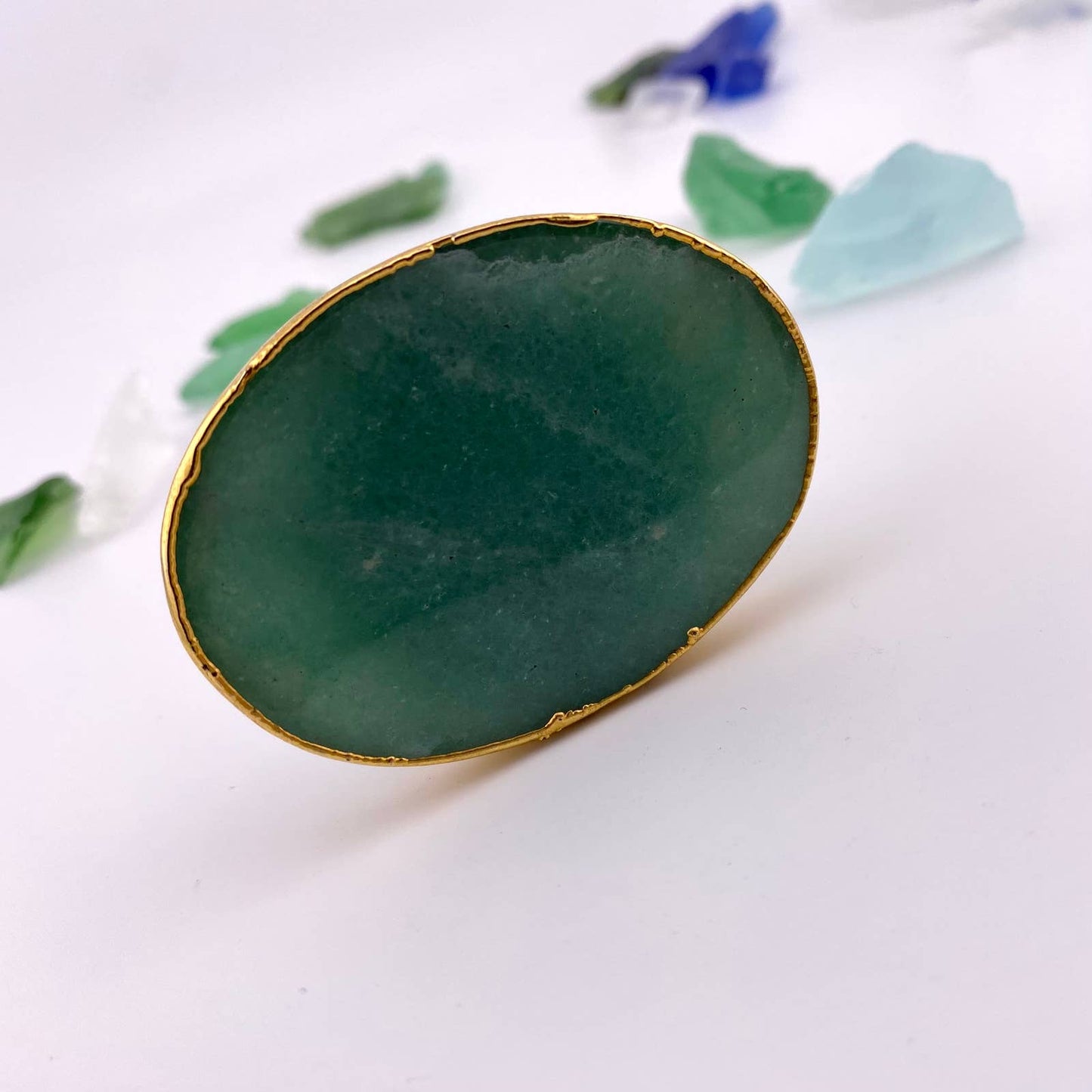 Green Quartz Popsocket for Cell Phone