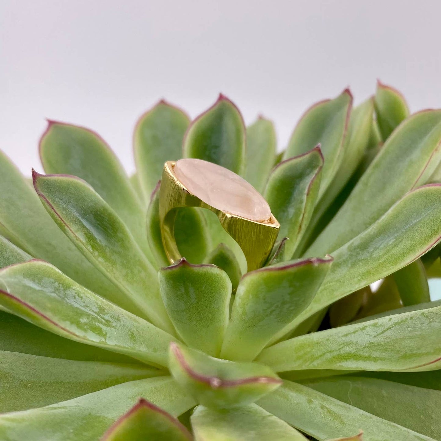 Rose Quartz Ring