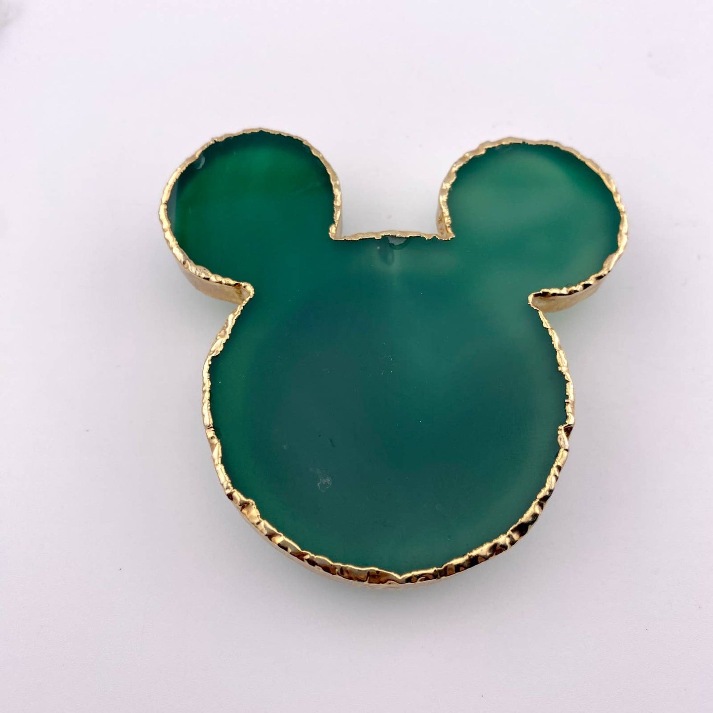 Green Agate Mickey Popsocket for Cell Phones