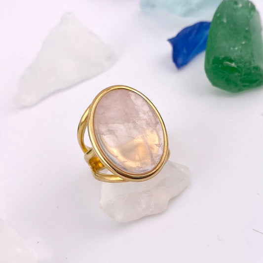 Rose Quartz Ring
