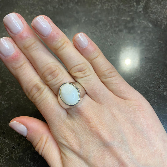 White Quartz Ring