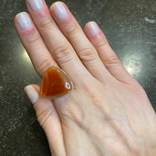 Red Agate Ring