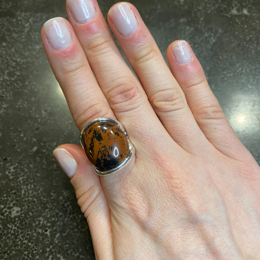 Polychrome Jasper Ring