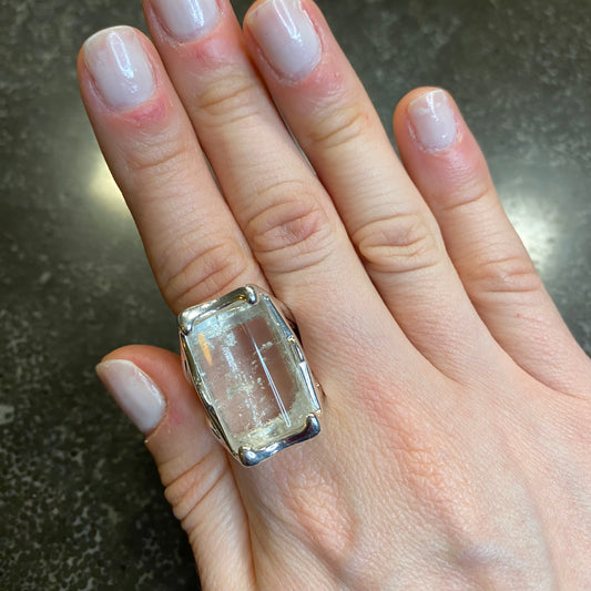 Clear Crystal Ring