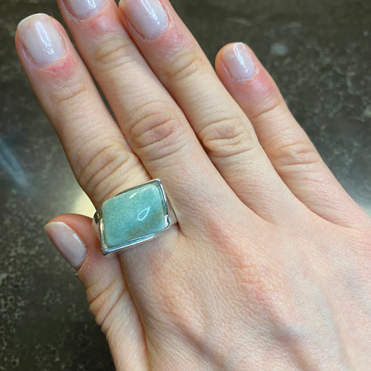 Green Quartz Ring