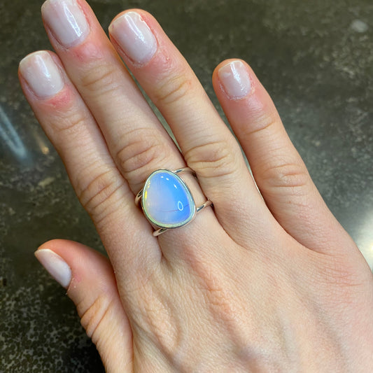 Moonstone Opalite Ring