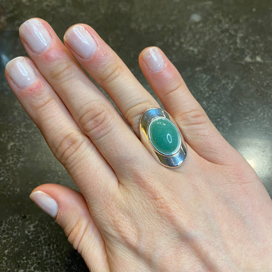 Green Quartz Ring