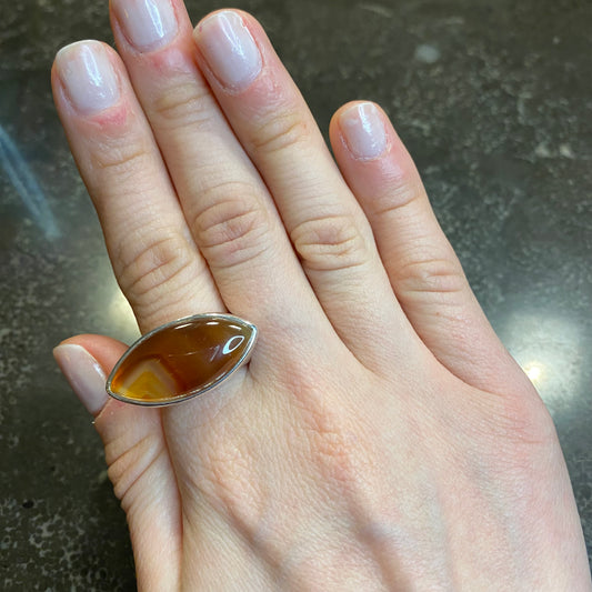 Red Agate Ring